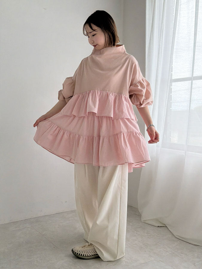 Ruffled Tiered Tunic – MELUMO