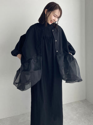 Organdy peplum jacket