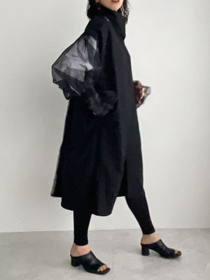 Organdy sleeve springsummer Coat