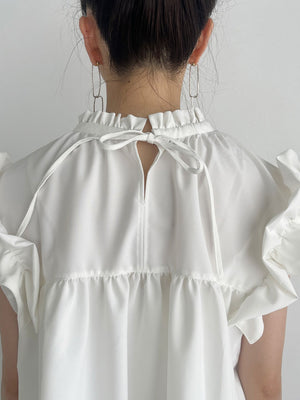 Shoulder Frilly Tops