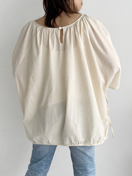 shirring dolman blouse