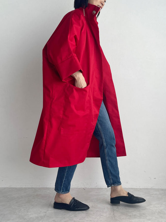 High-necked Coat