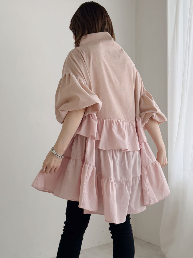 Ruffled Tiered Tunic – MELUMO