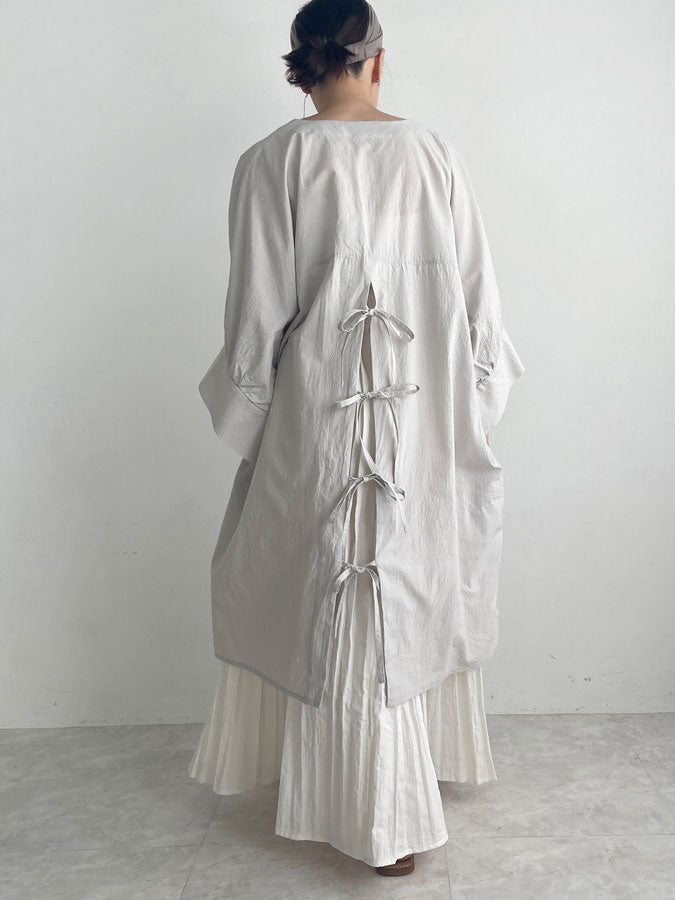 Back Ribbon Dolman Blouse