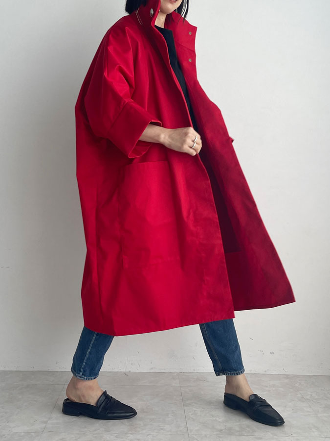 High-necked Coat