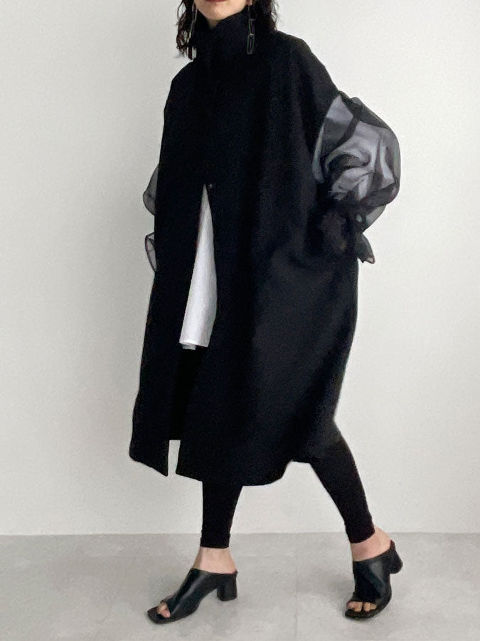 Organdy sleeve springsummer Coat