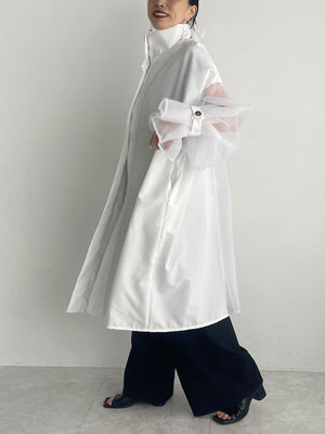 Organdy sleeve springsummer Coat