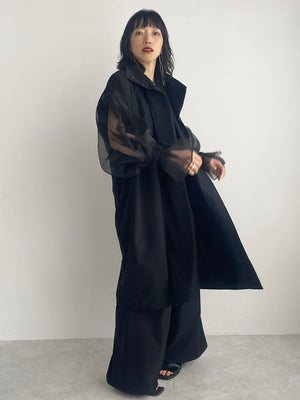Organdy sleeve springsummer Coat