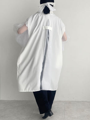 Organdy sleeve springsummer Coat