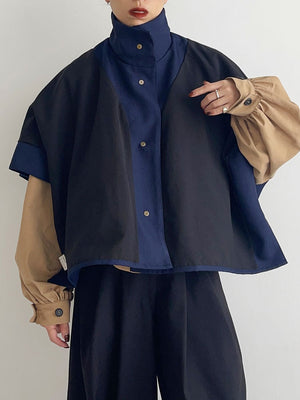 2way Short Poncho