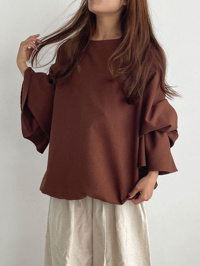 Balloon Sleeve Blouse