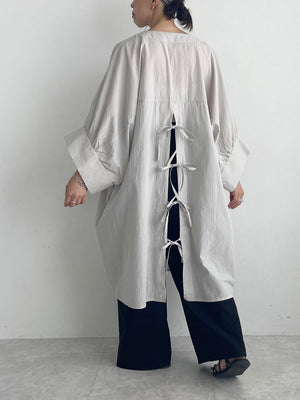 Back Ribbon Dolman Blouse