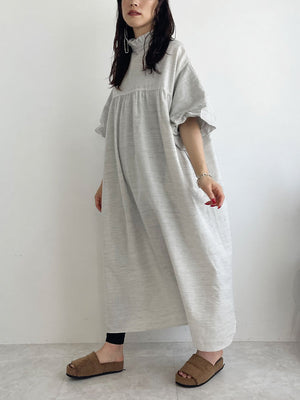 Frilly Relax Dress (cotton linen)