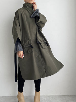 Layered  coat