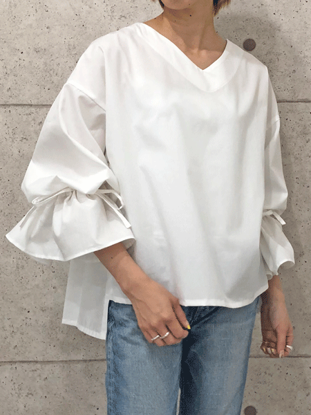 Back Pleated blouse(thin)