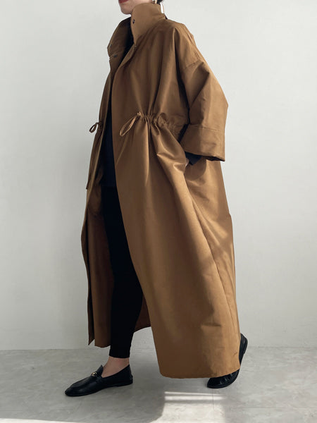 High-necked Long Coat