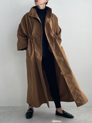 High-necked Long Coat