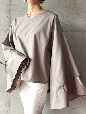 Back Pleated blouse(thin)