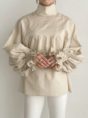 Shirring blouse